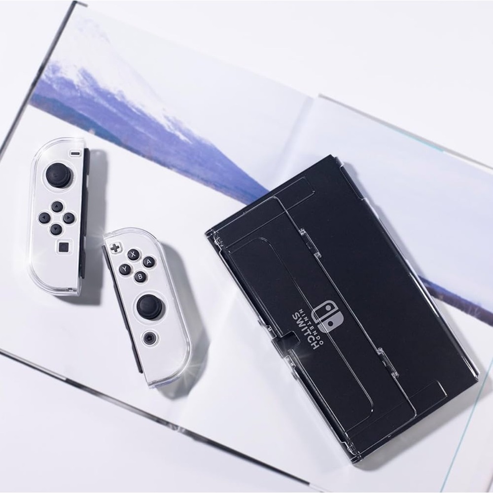 ✨BNWT - Transparent Protective case with NS Switch Accessories✨ - Picture 7 of 9